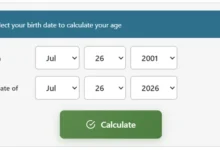 premium design Age Calculator
